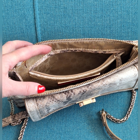 Ivanka Trump Python Print Crossbody - Picture 6 of 9